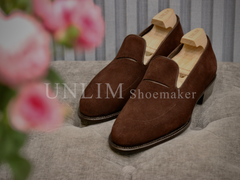 Giày Loafer Da Lộn