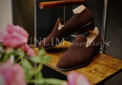 Giày Loafer Da Lộn