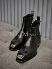 Giày Da Chelsea Boot