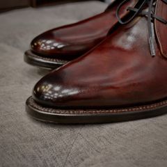 Giày Chukka Boots Nâu Da Bê ANNONAY