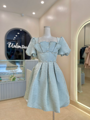 VÁY XẾP LI NGỰC ĐÍNH NGỌC
