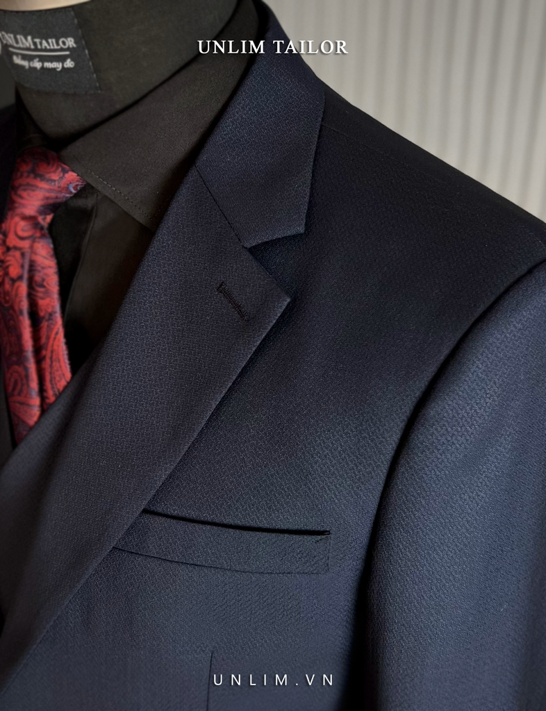 Suit Xanh Đen Vân Chìm