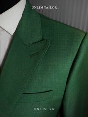 Suit Xanh Sẫm Cổ Nhọn