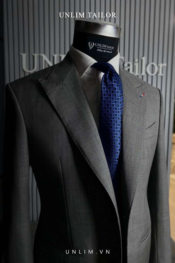 Suit Fullcanvas Thùa Cờ Pháp