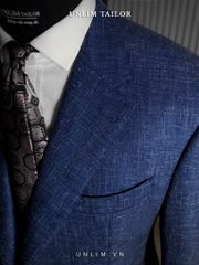 Blazer Xanh Hoạ Tiết Xước