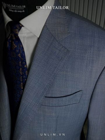 Blazer Xám Xanh Vân Xước