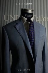 Blazer Xám Xanh Vân Xước