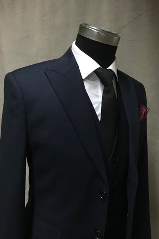 Suit 3 Mảnh Xanh Tối