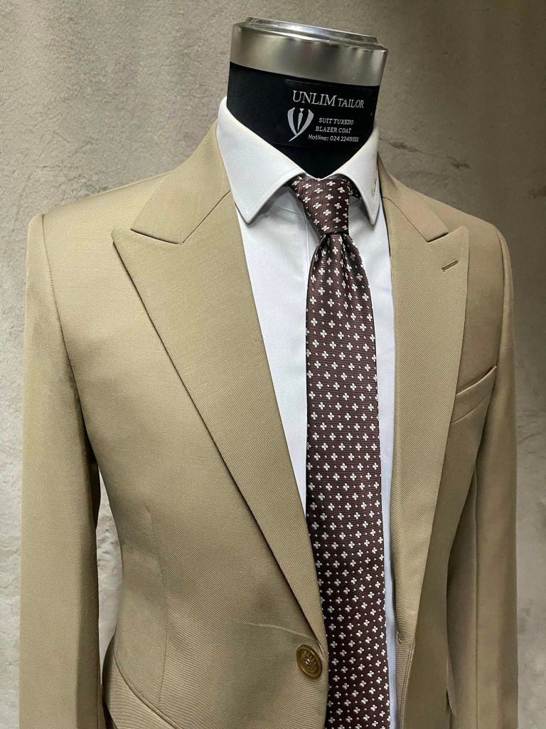 Suit Be Cổ Nhọn