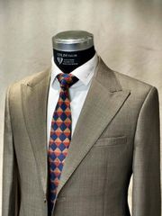 Suit Nâu Đất Cổ Nhọn