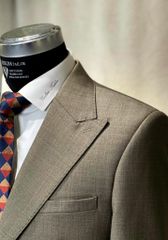 Suit Nâu Đất Cổ Nhọn