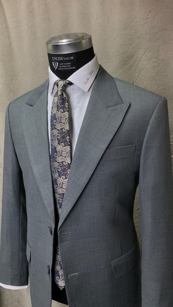 Neutral-grey Suit