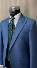 Suit Xanh Cổ Nhọn
