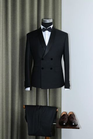 Tuxedo Đen 2 Hàng Khuy