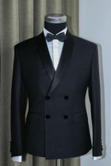 Tuxedo Đen 2 Hàng Khuy