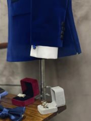 Tuxedo Xanh blue
