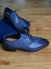 Giày Oxford Blueberry Da Bò Ý