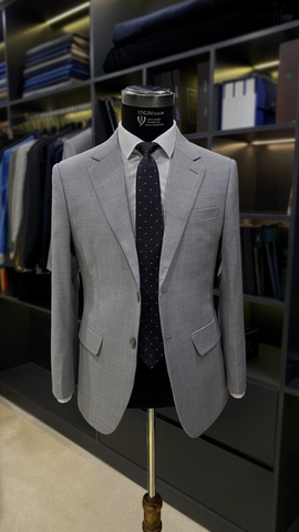 Suit Xám Sáng Cổ K