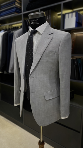 Suit Xám Sáng Cổ K