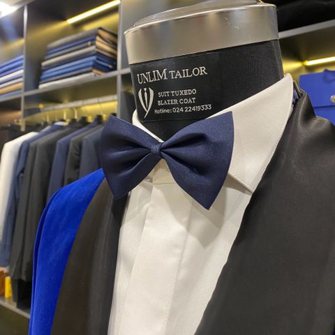 Nơ xanh navy