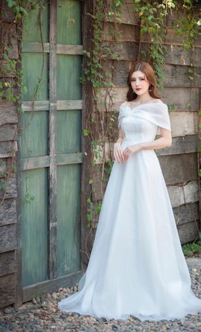 MAXI TRỄ VAI XỐP