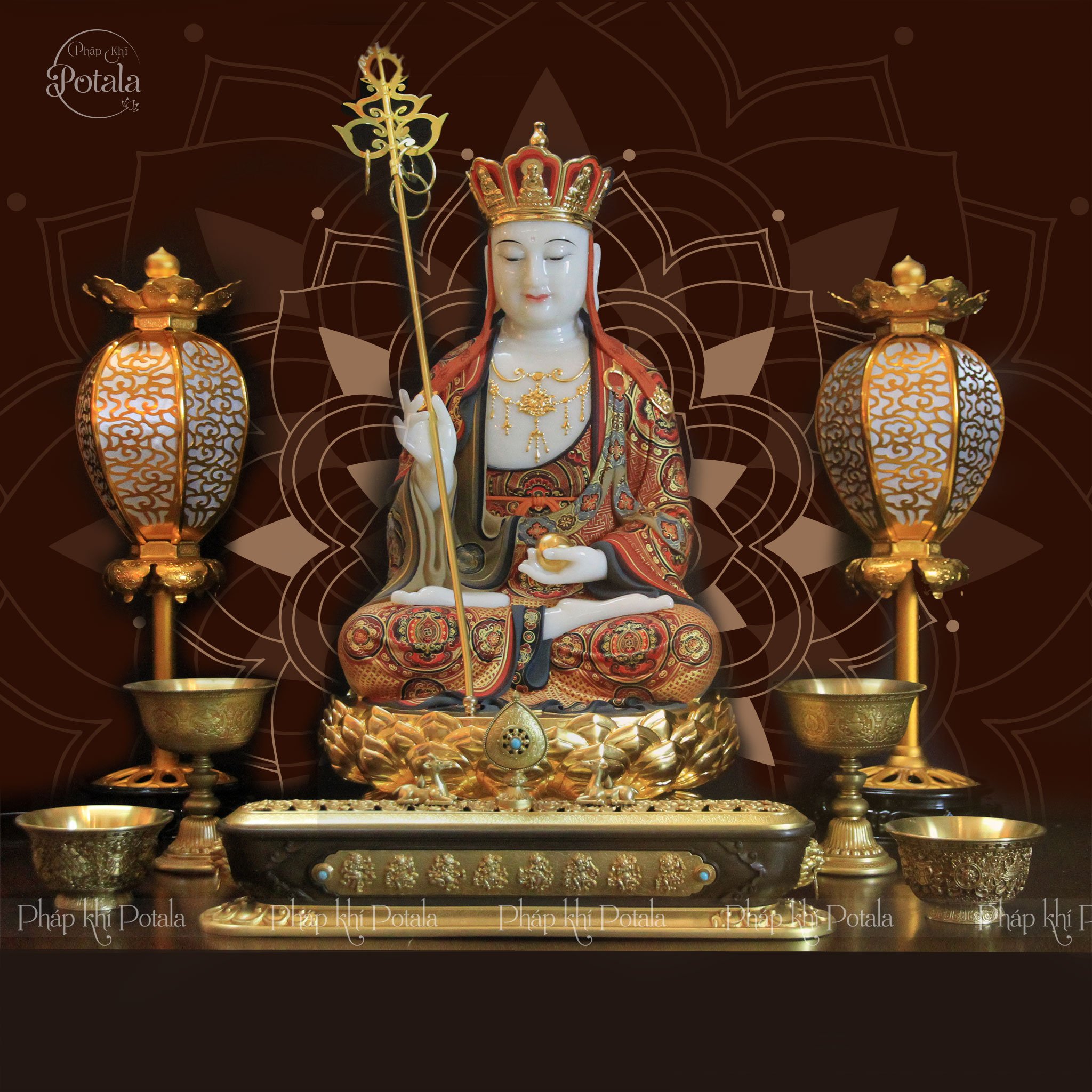 Bàn Thờ Địa Tạng Vương Bồ Tát: Hướng Dẫn Chi Tiết Cách Thờ Tại Gia