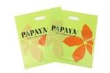 Papaya Die-Cut Plastic Bag 