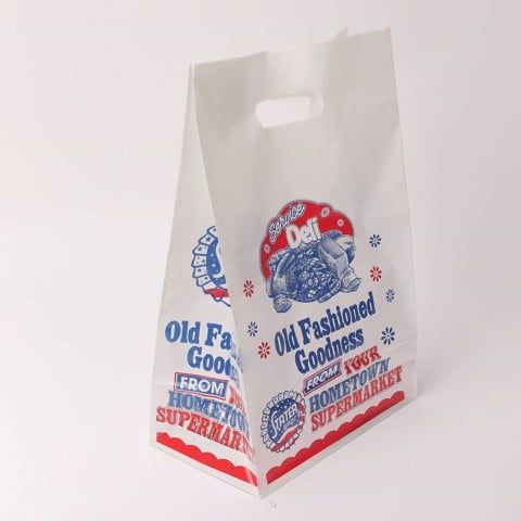  Sevice Deli Die-Cut Plastic Bag 