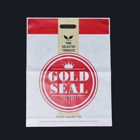  Gold Seal Die-Cut Plastic Bag 