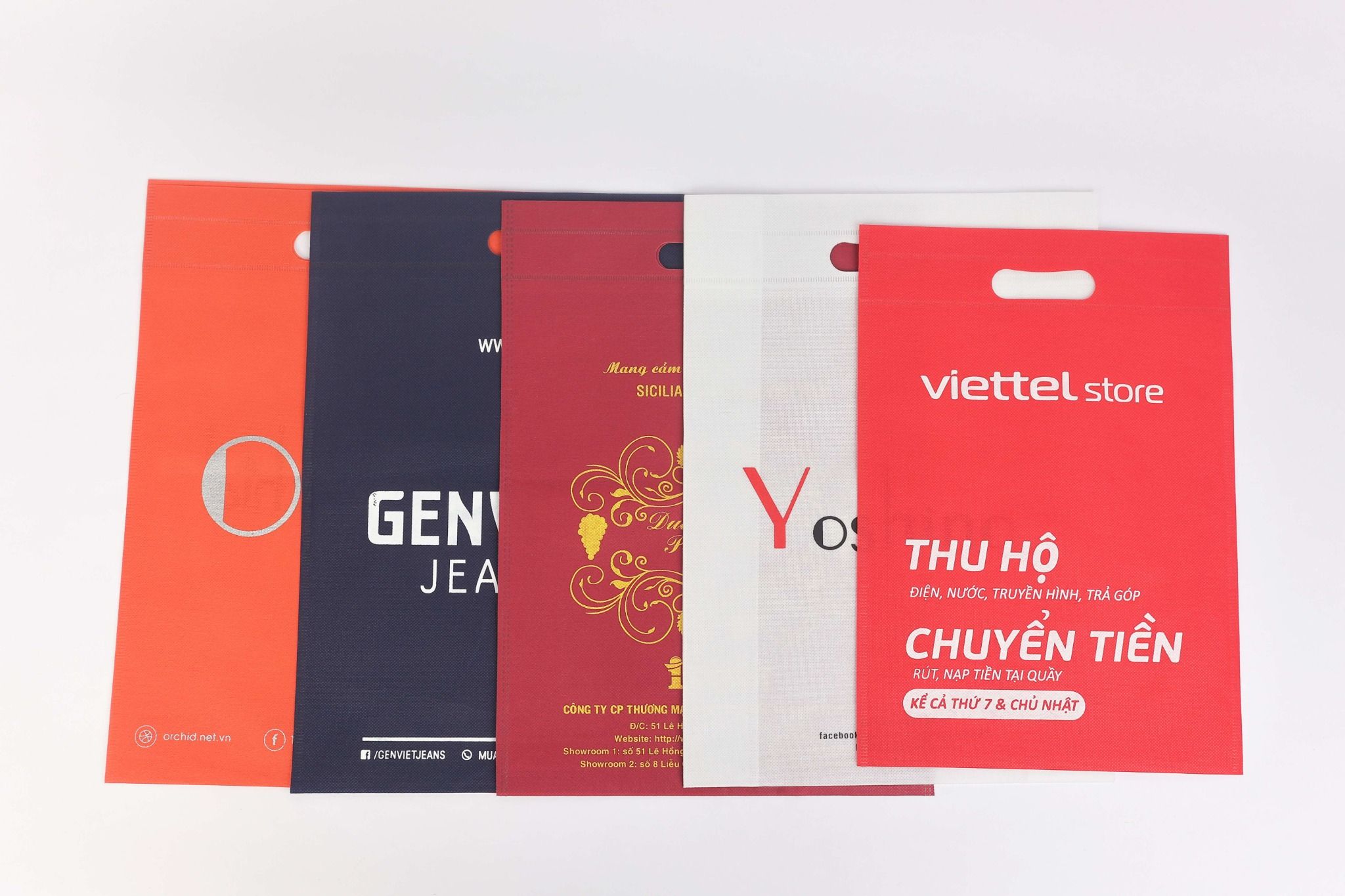  Túi vải không dệt dán nhiệt đột quai ViettelStore 