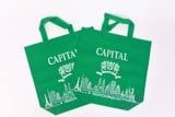  Green Capital Non-Woven Bag With Boat-Shaped Bottom 