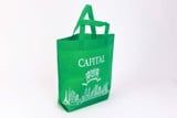  Green Capital Non-Woven Bag With Boat-Shaped Bottom 