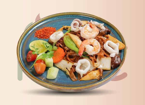  Bánh Đa Sợi Áp Chảo 