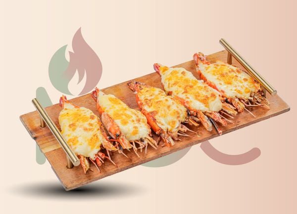  Tôm Càng Đút Lò Sốt Trứng Muối 