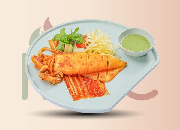 Mực Nướng Muối Ớt 