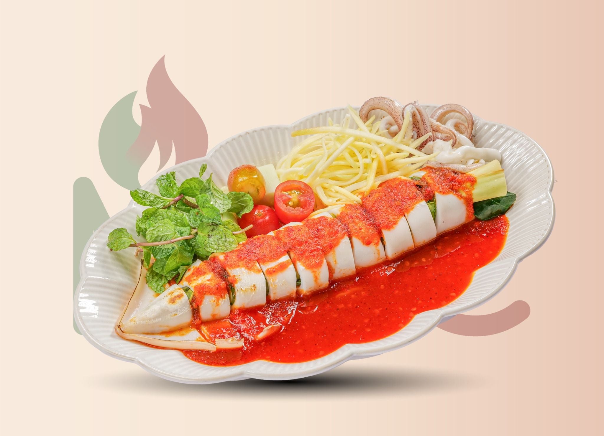  Mực Nướng Kiểu Thái 