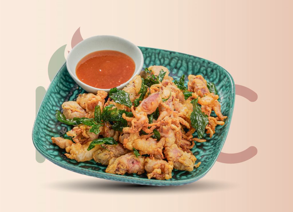  Mực Sữa Chiên Giòn Sốt Me Thái 
