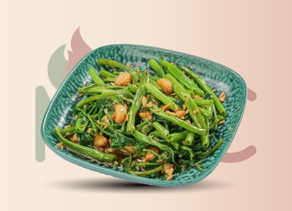  Rau Muống Xào Tỏi 