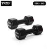  Tạ Tay gang đặc bọc cao su Yasu tập gym, Yoga Pilates (1 cái) 