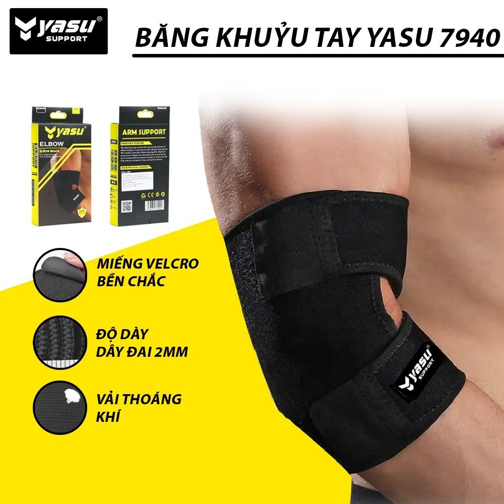 BĂNG BẢO VỆ KHUỶU TAY YASU YS7940 ( 1 Chiếc )