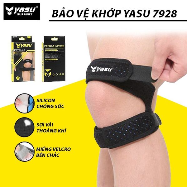 Đai gối kép bảo vệ khớp gối chạy bộ Yasu 7928 (1 chiếc) 