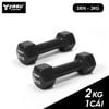  Tạ Tay gang đặc bọc cao su Yasu tập gym, Yoga Pilates (1 cái) 