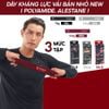  Dây kháng lực vải bản nhỏ miniband YASU 3609 chất liệu co dãn Polyamide, Alestane 
