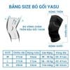  Băng đầu gối Yasu có dây quấn trợ lực dày dặn co giãn 4 chiều YSC06 