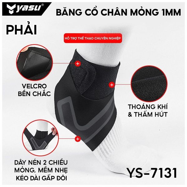  Băng bảo vệ cổ chân Yasu 7131 (1 Chiếc) 