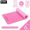  Thảm Yoga Định Tuyến 2 lớp cao cấp YASU 6-8mm sản xuất theo tiêu chuẩn châu âu 