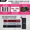  Dây kháng lực vải bản nhỏ miniband YASU 3609 chất liệu co dãn Polyamide, Alestane 