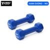  Tạ Tay gang đặc bọc cao su Yasu tập gym, Yoga Pilates (1 cái) 