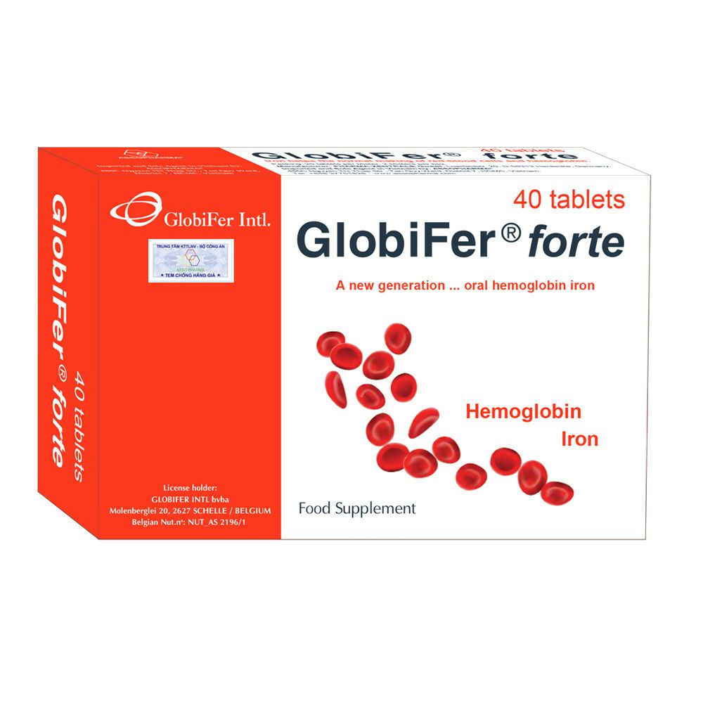 Globifer Forte bổ sắt cho người thiếu máu
