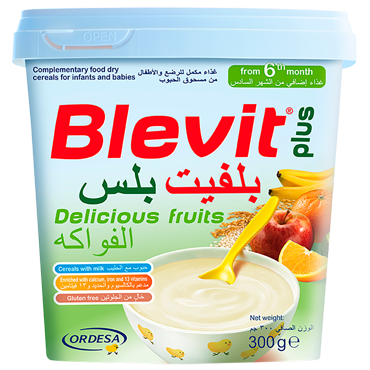 Blevit plus trái cây